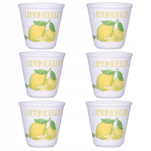Kieliszki do likieru, martini La Porcellana Bianca Liquorelli 75ml 6 szt.