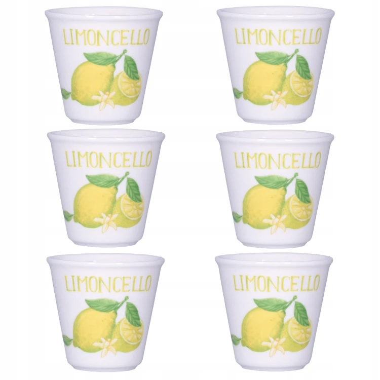 Kieliszki do likieru, martini La Porcellana Bianca Liquorelli 75ml 6 szt.