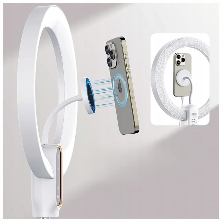 Lampa pierścieniowa RING LED do zdjęć filmów selfie makijażu ULANZI LT030