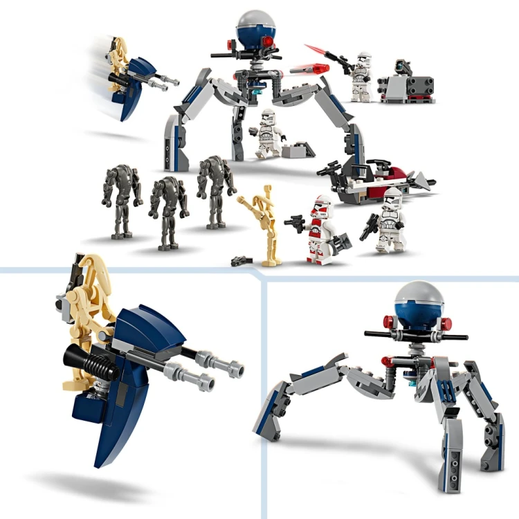 LEGO Star Wars 75372 Pakiet bojowy Clone Trooper i Battle Droid