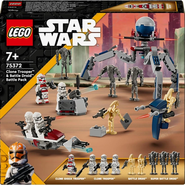 LEGO Star Wars 75372 Pakiet bojowy Clone Trooper i Battle Droid