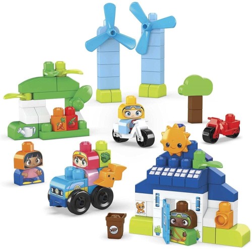 Klocki Mega Bloks HCG36 Ekodomek Zestaw klocków 92 szt.