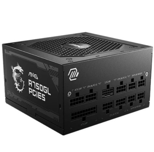 Zasilacz MSI MAG A750GL PCIE5 II 750 W 80 PLUS GOLD