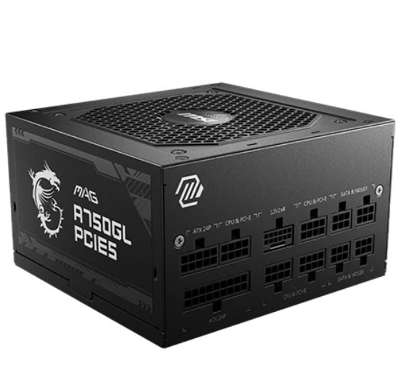 Zasilacz MSI MAG A750GL PCIE5 II 750 W 80 PLUS GOLD