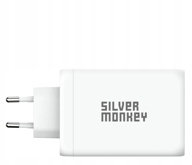 Silver Monkey ładowarka sieciowa GaN 140W USB-C PD 3.1 + USB 3.0 QC W