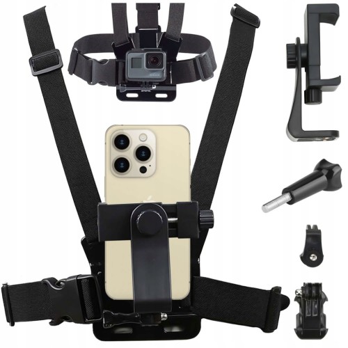 Szelki na klatkę piersiową Alogy Szelki do telefonu i kamery GoPro