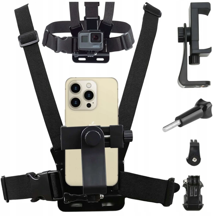 Szelki na klatkę piersiową Alogy Szelki do telefonu i kamery GoPro