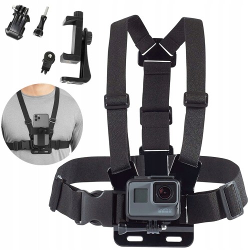 Szelki na klatkę piersiową Alogy Szelki do telefonu i kamery GoPro