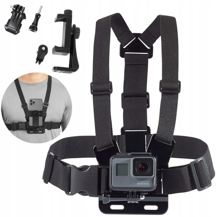 Szelki na klatkę piersiową Alogy Szelki do telefonu i kamery GoPro