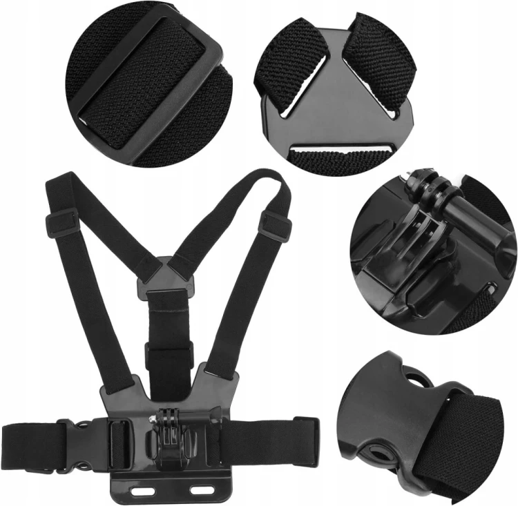 Szelki na klatkę piersiową Alogy Szelki do telefonu i kamery GoPro