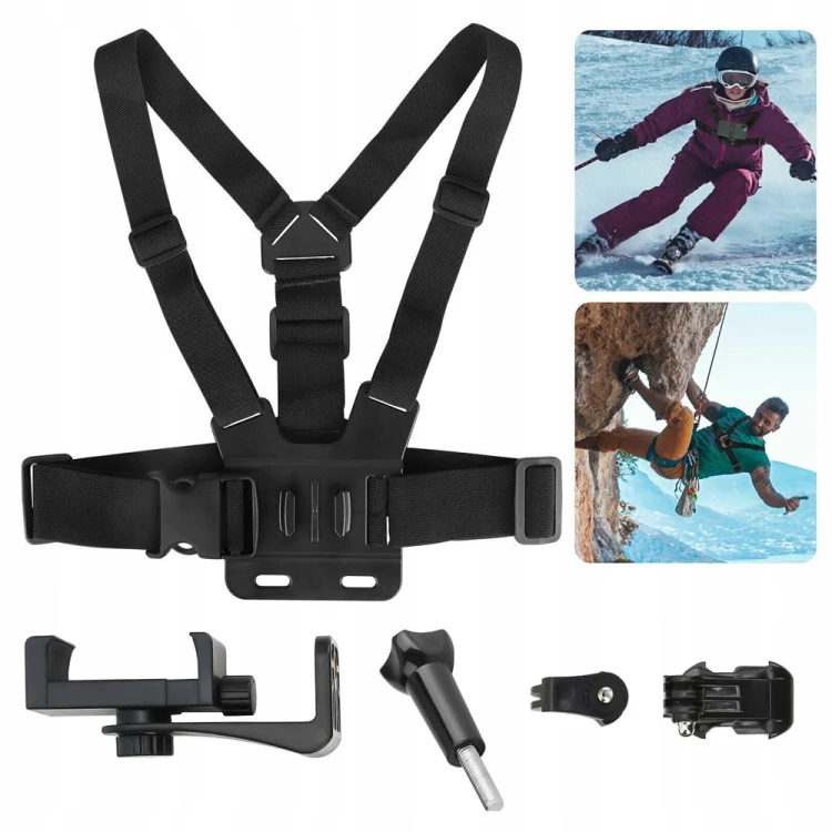 Szelki na klatkę piersiową Alogy Szelki do telefonu i kamery GoPro