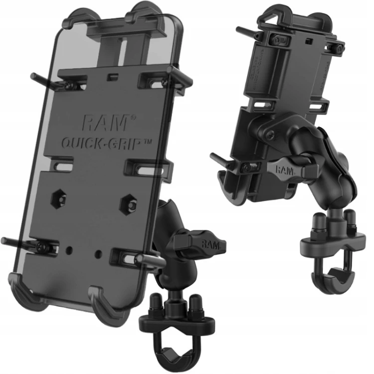 RAM Mount Uchwyt Motocyklowy Na Duży Telefon Quick-Grip XL z Kulą B 1"