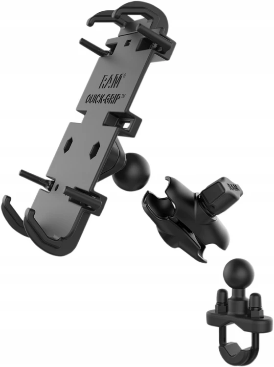 RAM Mount Uchwyt Motocyklowy Na Duży Telefon Quick-Grip XL z Kulą B 1"