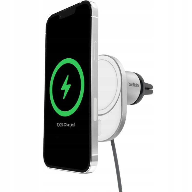 Uchwyt samochodowy Belkin MagSafe z ładowarką Qi2 15W - do kratki nawiewu