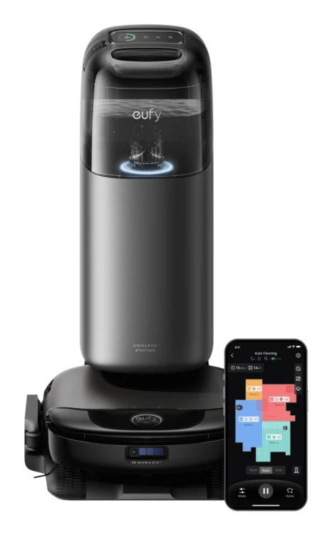 Robot sprzątający eufy S1 Pro Czarny mopujący z automatyczną bazą