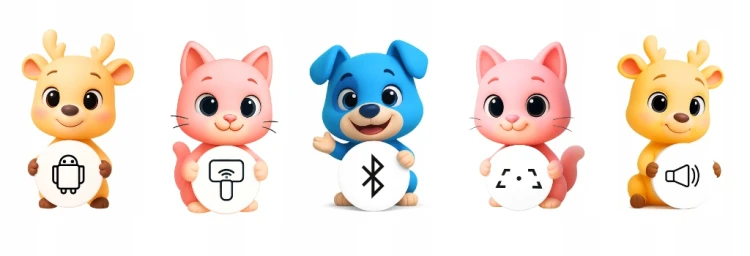 Projektor Kiano Alpha Kid Pink Cat WXGA Android Wi-Fi Bluetooth Różowy