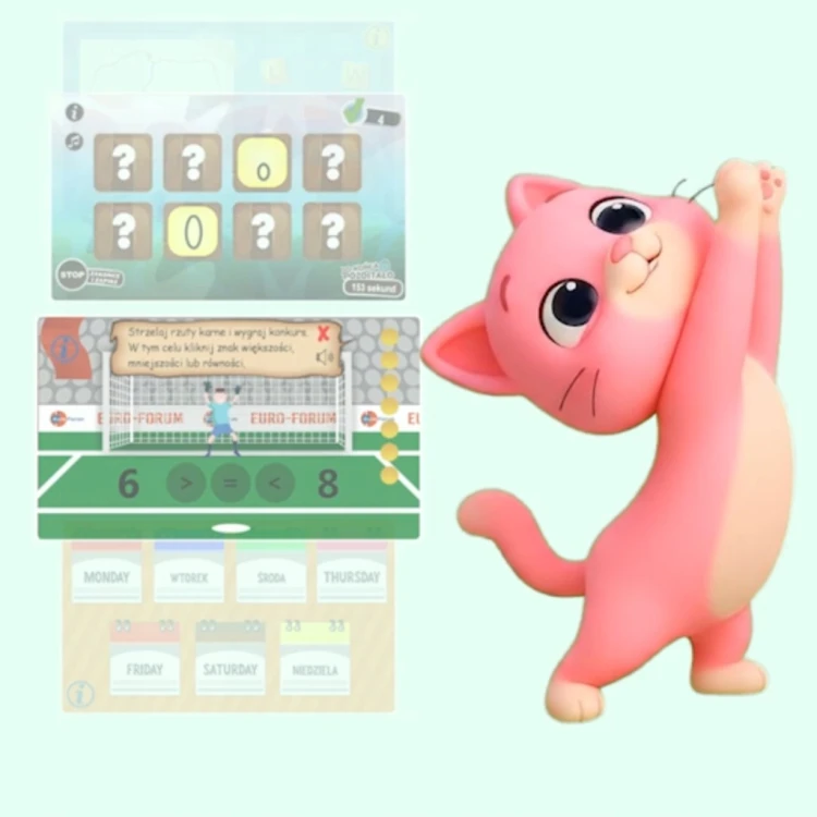 Projektor Kiano Alpha Kid Pink Cat WXGA Android Wi-Fi Bluetooth Różowy