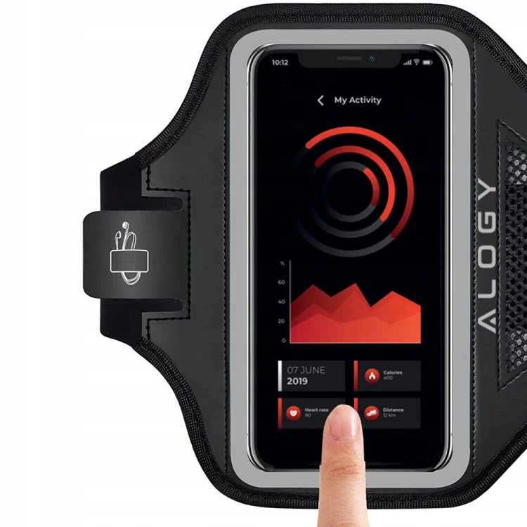 Etui do biegania na ramię do telefonu do 6.7" – wodoodporna opaska sportowa