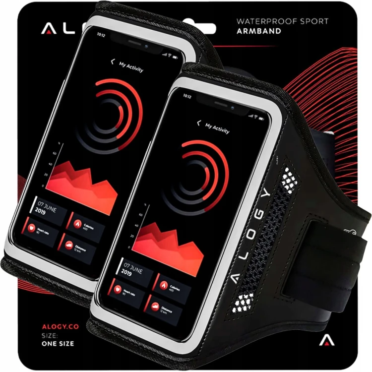 Etui do biegania na ramię do telefonu do 6.7" – wodoodporna opaska sportowa