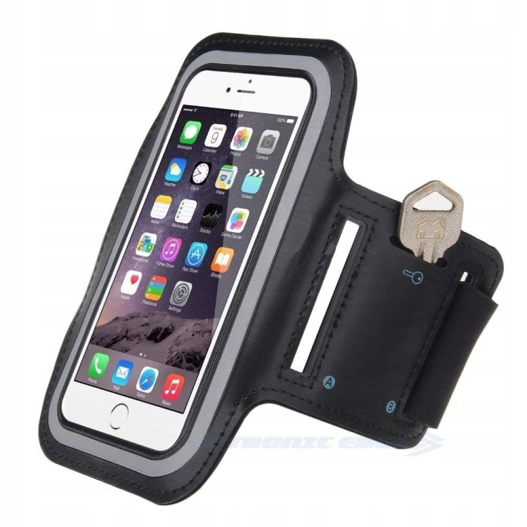 Etui do biegania na ramię do telefonu do 6.7" – wodoodporna opaska sportowa