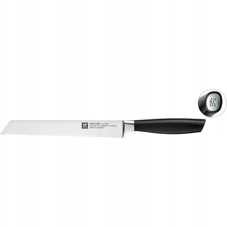 OUTLET Zestaw 5 noży w bloku samoostrzącym ZWILLING All*Star 33780-500-0 - srebrny