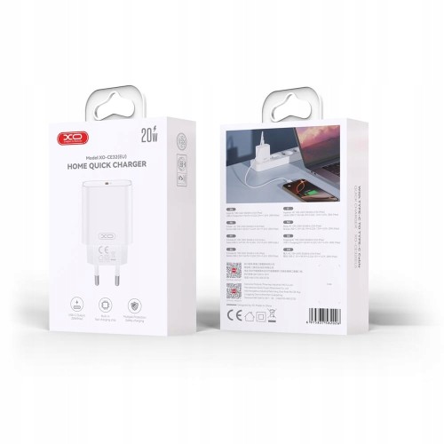XO ładowarka sieciowa CE32 PD 20W 1x USB-C BIAŁA