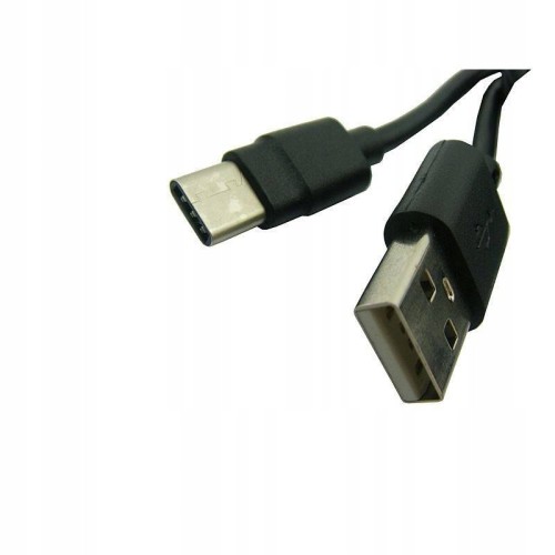 Kabel TelForceOne USB - USB typ C 1 m czarny