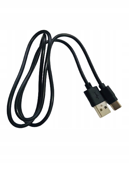 Kabel TelForceOne USB - USB typ C 1 m czarny
