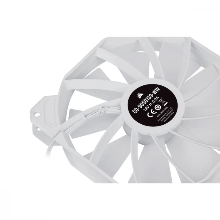 Wentylator Corsair iCUE SP140 RGB ELITE PWM White Double Pack 2x140mm