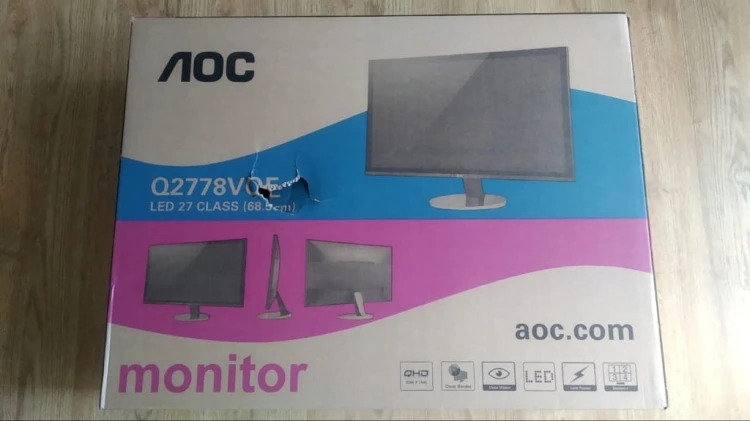 Monitor do domu i biura AOC Q2778VQE 1ms WQHD