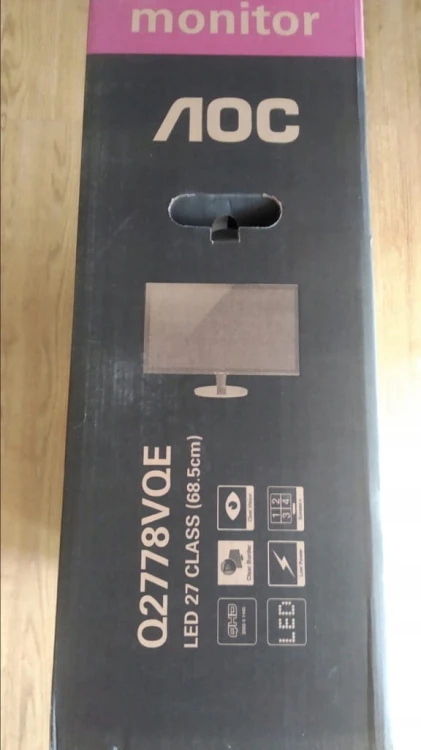 Monitor do domu i biura AOC Q2778VQE 1ms WQHD