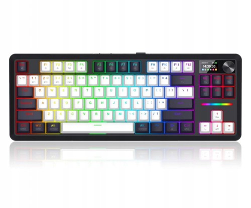 Klawiatura bezprzewodowa gamingowa Redragon Wildslash LCD Pro RGB