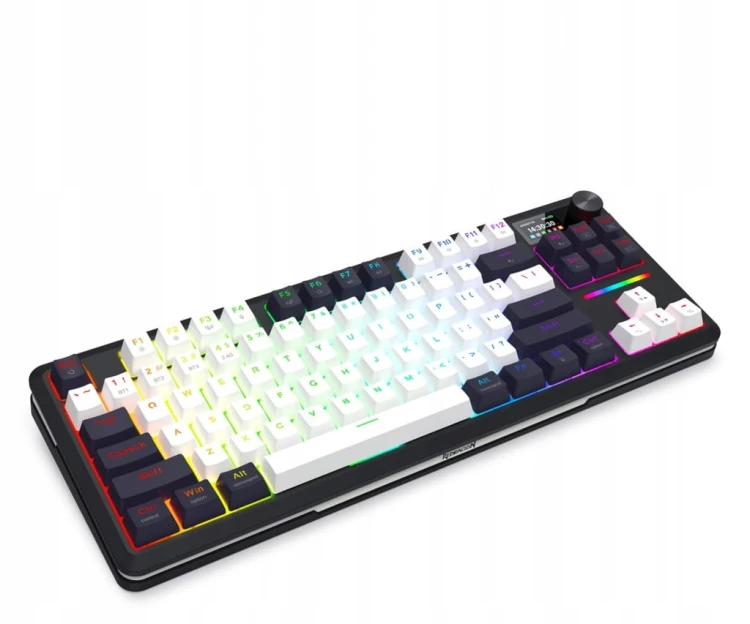 Klawiatura bezprzewodowa gamingowa Redragon Wildslash LCD Pro RGB