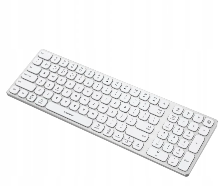 Klawiatura bezprzewodowa Silver Monkey Alu Keys Mini Premium Backlight Whit
