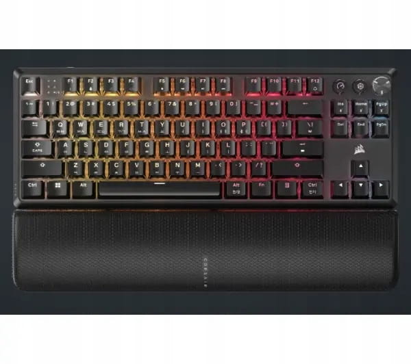 Klawiatura mechaniczna Corsair K70 Core TKL Wireless RGB KR2 MLX Red Czarna
