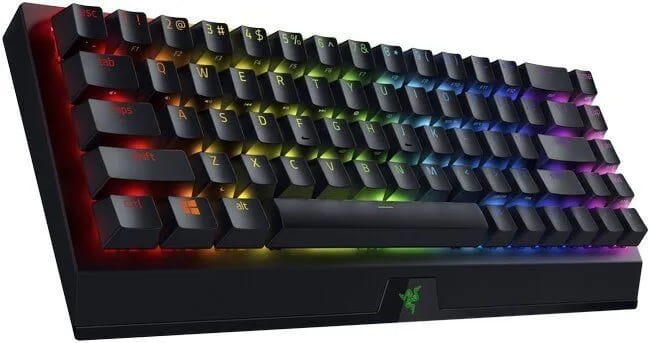 Klawiatura gamingowa Razer BlackWidow V3 Mini HyperSpeed Yellow RGB 2,4 BT