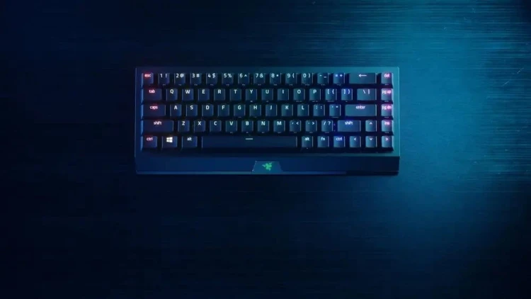 Klawiatura gamingowa Razer BlackWidow V3 Mini HyperSpeed Yellow RGB 2,4 BT