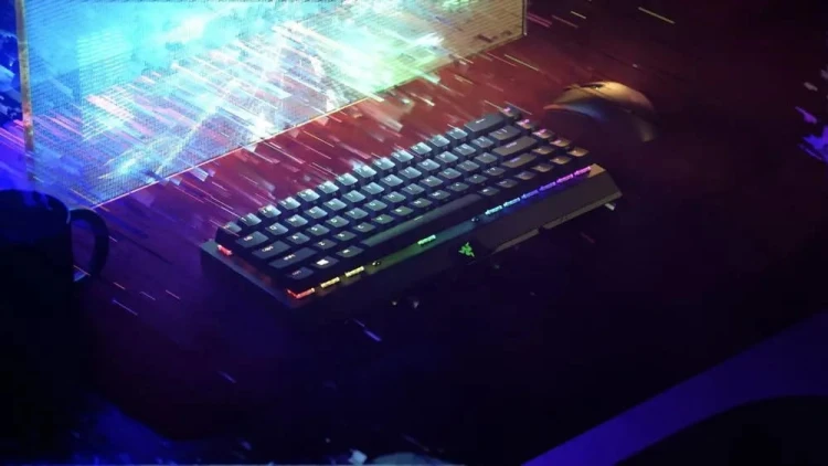 Klawiatura gamingowa Razer BlackWidow V3 Mini HyperSpeed Yellow RGB 2,4 BT