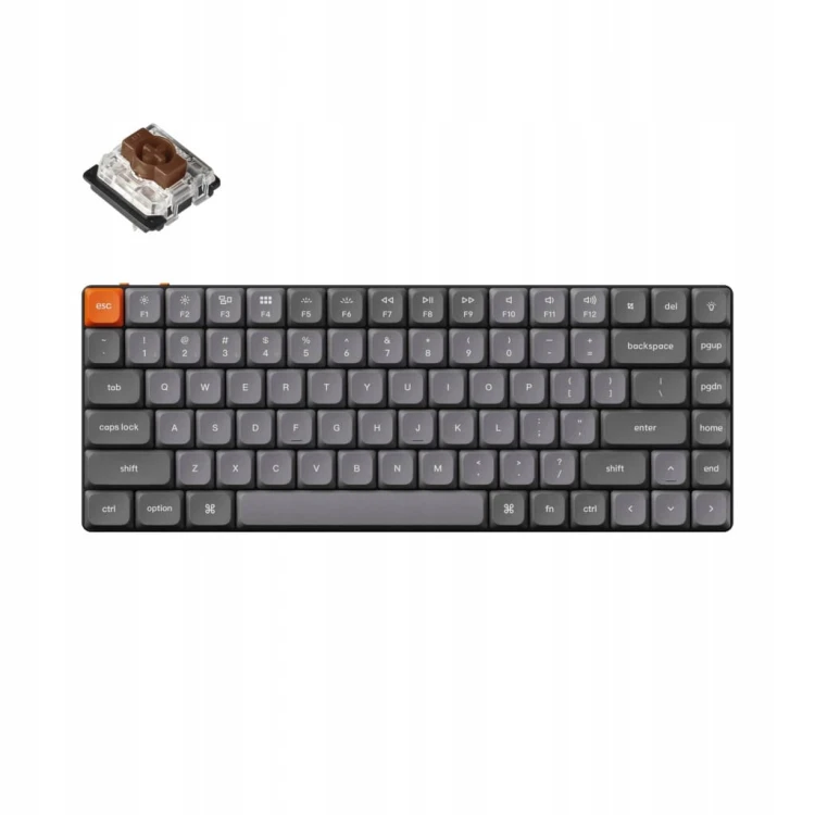 Keychron K3 Max QMK/VIA Bezprzewodowa Klawiatura Mechaniczna RGB LED K3M-H3