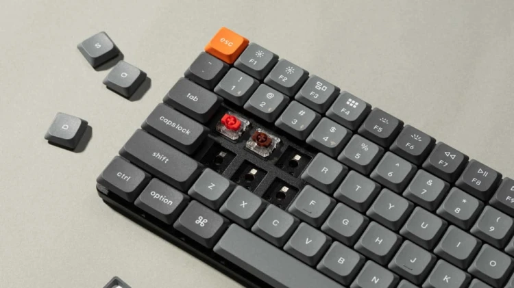 Keychron K3 Max QMK/VIA Bezprzewodowa Klawiatura Mechaniczna RGB LED K3M-H3