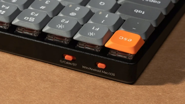 Keychron K3 Max QMK/VIA Bezprzewodowa Klawiatura Mechaniczna RGB LED K3M-H3