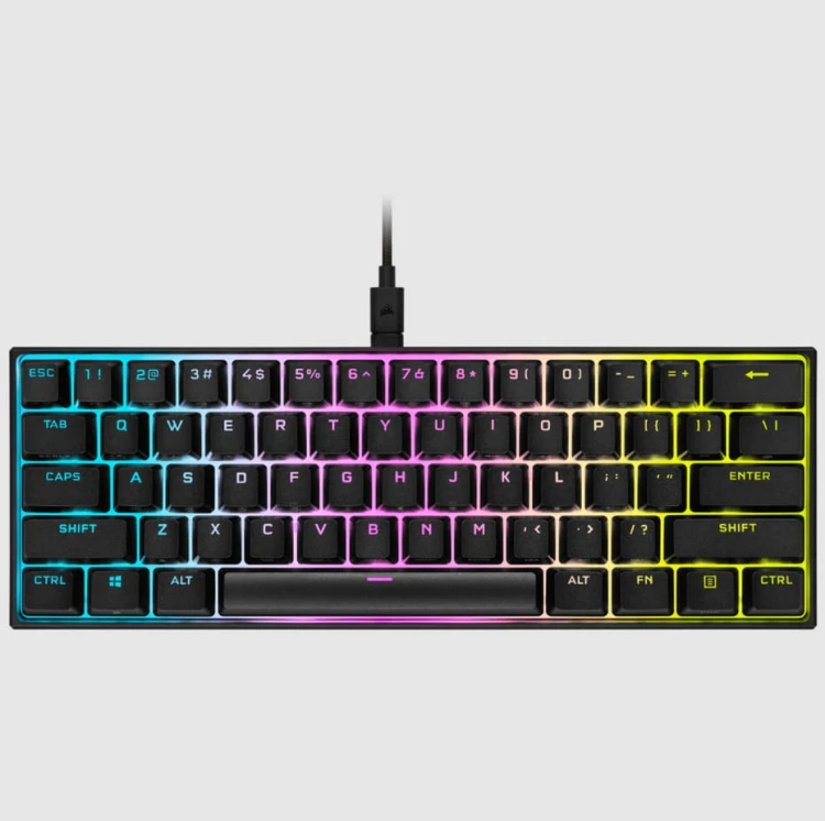 Klawiatura przewodowa CORSAIR K65 RGB MINI 60% - Cherry MX Red CH-9194014-N