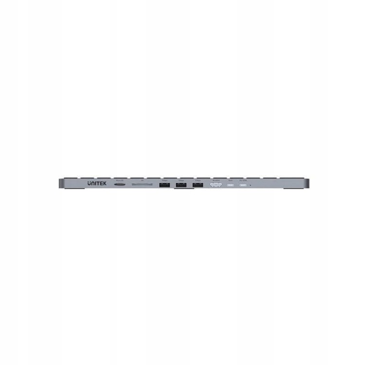 KLAWIATURA 9W1 UNITEK HUB USB, HDMI 4K, PD 100W