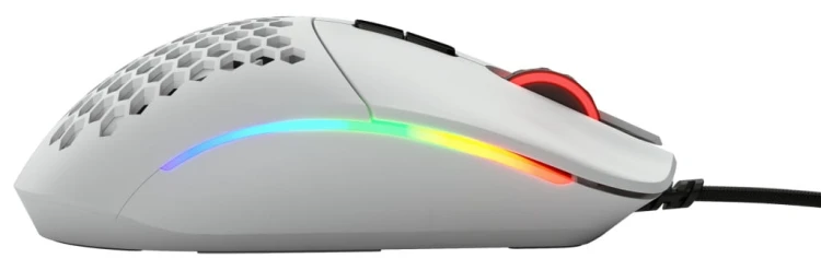 Mysz gamingowa Glorious Model I Mat Optyczna 19000 dpi Biała przewodowa