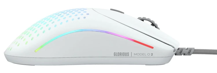 Mysz dla graczy GLORIOUS Model O 2 Biały gamingowa myszka